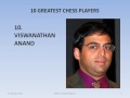 10 GREATEST CHESS PLAYERS
