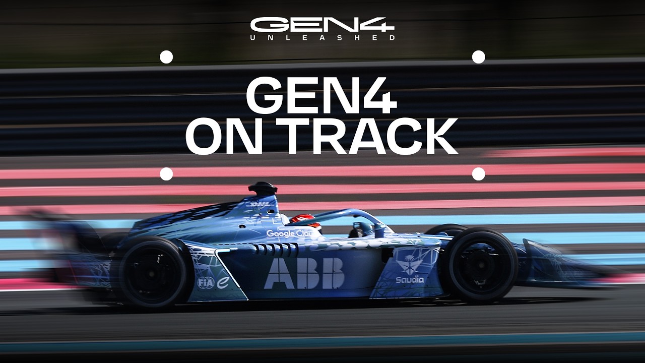 The First Look At The Gen 4 Race Car On Track! ⚡️🏁