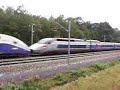 TGV sur la LGV nord