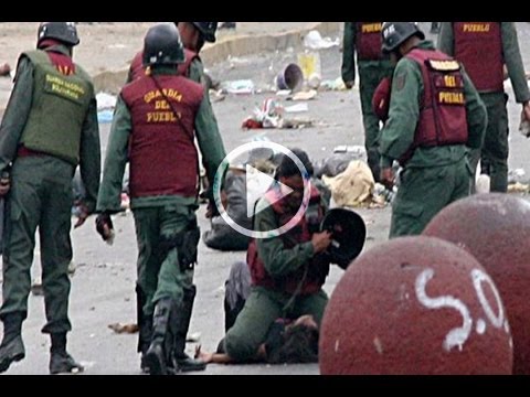 Venezuela, imágenes de la represión.