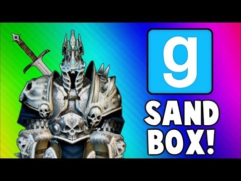 Gmod Portal & Flashlight Brawl! (Garry's Mod Sandbox Funny Moments)