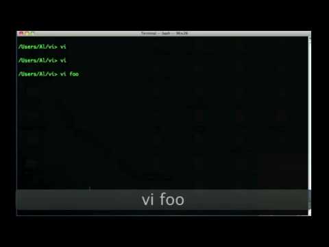 how to vi editor in linux