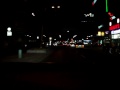 Berlin /Steglitz Schloss Strasse at night driving in a car