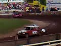 A big stock car crash at Owlerton Stadium,Sheffield