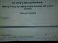 Make Massive and Passive Income With Google Adsense-$1.00