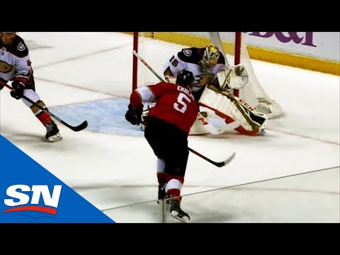 Panthers’ Aaron Ekblad Goes Bar Down Short Side In Overtime