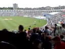 the mighty barmy army in good voice at vaughan's final test match. edgbaston, birmingham, 2nd august 2008.
england v south africa. south africa wins the test match and the series.
