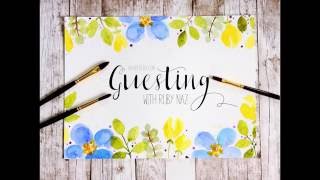 Guesting with Ruby Naz: Dual Circuit Interactive LED Card