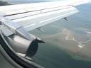 WestJet 737-200 reverse thrust landing in Comox