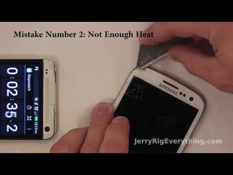 3 Common Mistakes: Separating the Glass and LCD on a smart phone or tablet
