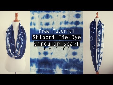 how to dye scarf