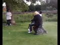 sam tryin to ride a pit bike