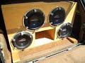 4 12\" Audiobahn High Excursion subs