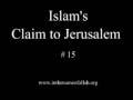 videos de Ehsan Jani : Valse claim op Jerusalem door moslims