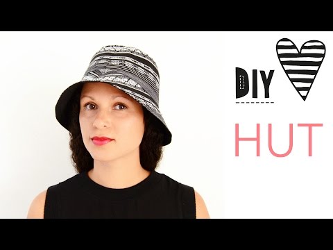 Hut nähen - Bucket Hat mit Schnittmuster / DIY MODE Nähanleitung