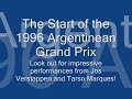 the start of the 1996 argentinean grand prix