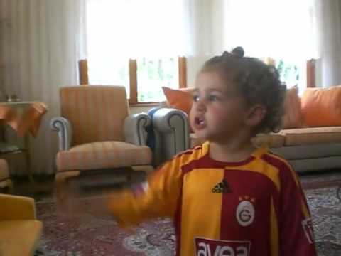 gs - Gamze Sariyar is a fan of Galatasaray, this is a home made video of her cheering up as if a mature GS fan :)
