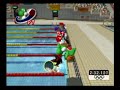 Mario and Sonic at the Olympic Games 4x100 meter freestyle Mario and Sonic at the Olympic Games 4x100 meter freestyle