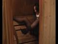 Wetlook, in sauna, office clothes