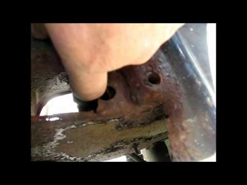 Welding and cutting rust repair on Jeep CJ7