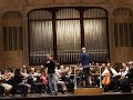 eric thomas gratz rehearsing barber violin concerto with the cleveland orchestra 2008.