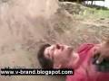 Bike stunt goes wrong,