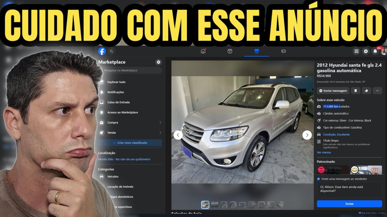 ANALISANDO ANÚNCIO DE CARRO USADO, cliente queria que eu fosse avaliar // Caçador de Carros