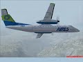A flight around the airport pattern.