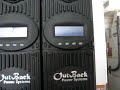 Our Outback Inverters and Charge Controllers
