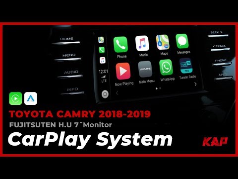 TOYOTA CAMRY 2018 ~ 2019 CARPLAY SET (For FujitsuTen 7inch H…