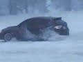 Mikey Childress STI Snow driving