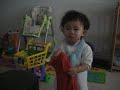 carina plays with jacket