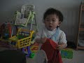 carina plays with jacket