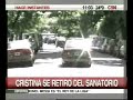 Cristina sale de la clinica