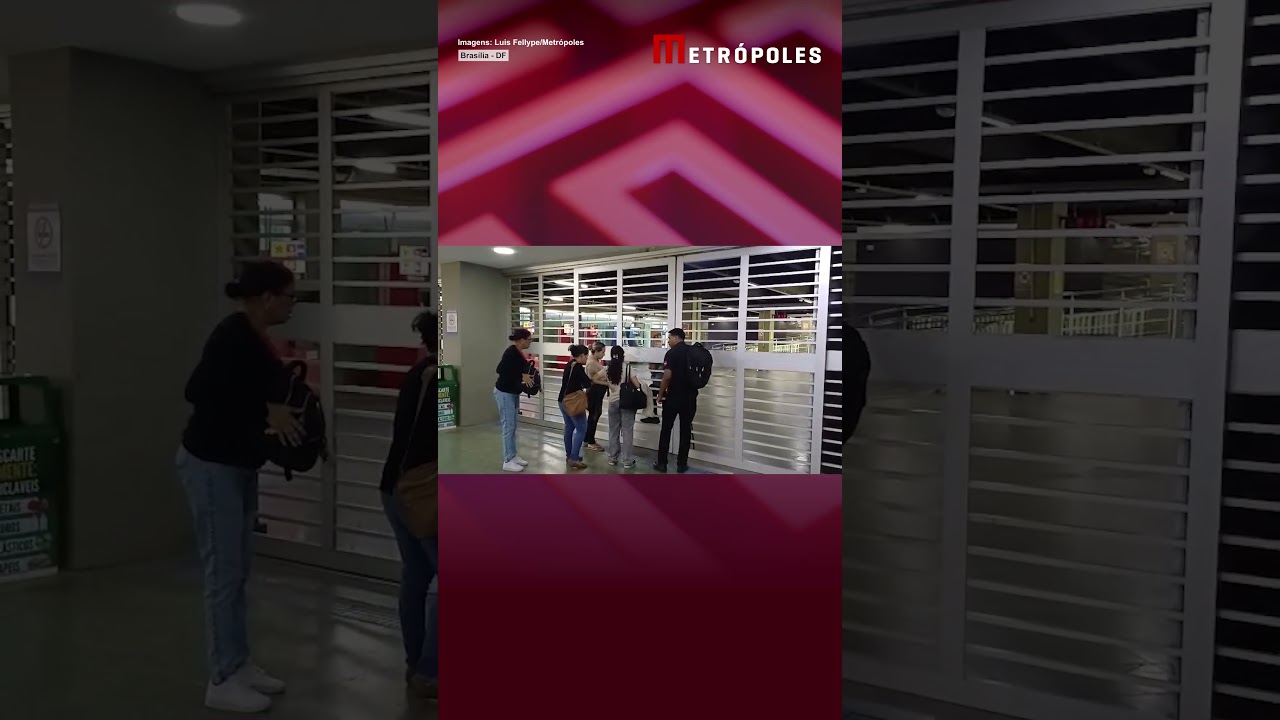 Fechamento de estações do Metrô-DF afeta passageiros no Plano Piloto