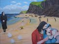 Pier Bussiere's surrealist paintings