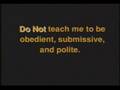A Credo For Suppport (Spoken Version)