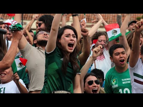 Mexikanische Fans nach Auftaktsieg gegen Deutschland  ...