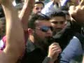 تشيع الشهيد علي جاسم من قرية جدحفص بسبب استنشاقه للغازات المسيلة للدموع اثر احتجاجات في السنابس 17 ديسمبر 2007