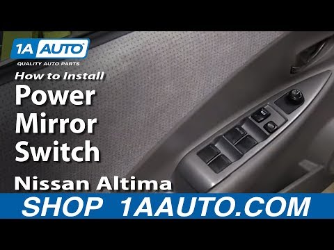 How To Install Replace Power Mirror Switch 2002-06 Nissan Altima