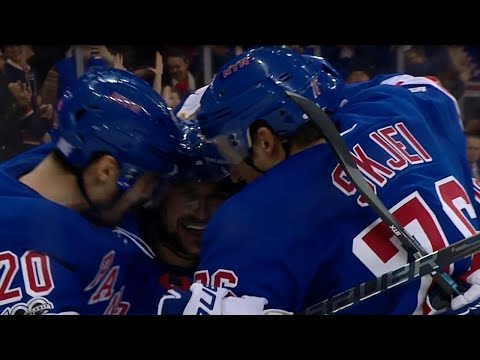 Video: Zuccarello scores after great work from Skjei to give Rangers OT win