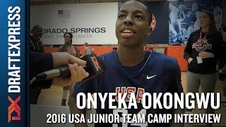Onyeka Okongwu Interview at USA Basketball Junior National Team Camp