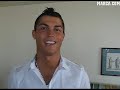 Cristiano Ronaldo manda un saludo a los lectores de MARCA.com (03-07-09)