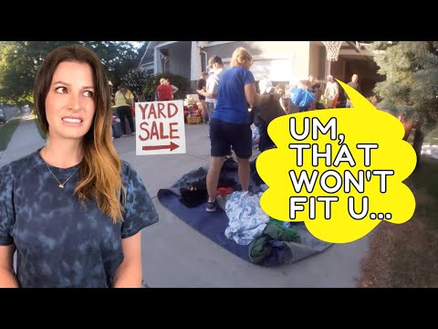 Play this video Did I Just Get Fat Shamed at a Yard Sale?
