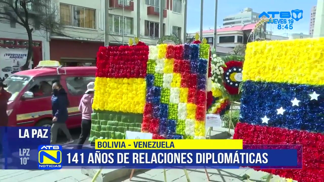 Venezuela y Bolivia celebran 141 años de relaciones diplomáticas ATB