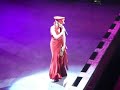 kylie receiving flowers X tour M.E.N arena 14th july