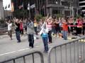 Oprah Black Eyed Peas  Close Up Choreography on Michigan Ave.