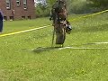 funny firefighter in training