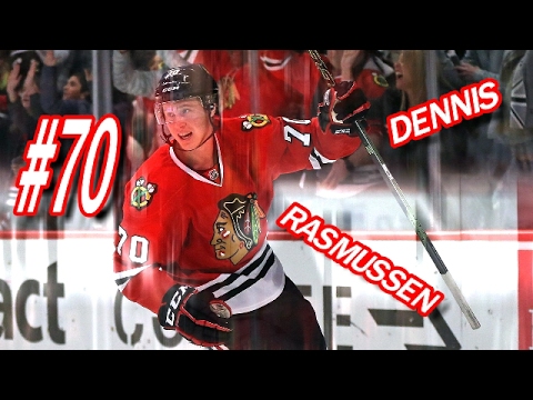 CHICAGO BLACKHAWKS DENNIS RASMUSSEN HIGHLIGHTS 2016 - 2017 (HD)