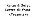 Kenza  & Sefyu - Lettre du front ( xTrezor.sky )